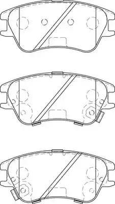 Duron DBP271950 - Тормозные колодки, дисковые, комплект autospares.lv