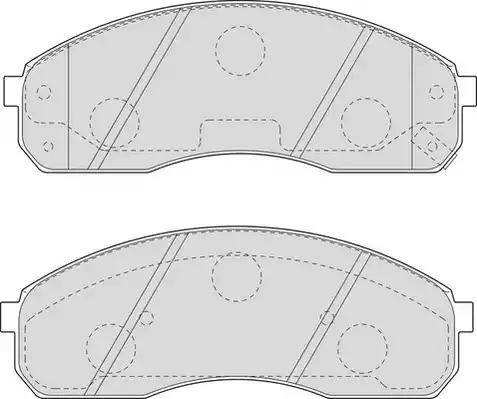 Duron DBP271595 - Тормозные колодки, дисковые, комплект autospares.lv