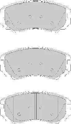 Duron DBP271733 - Тормозные колодки, дисковые, комплект autospares.lv