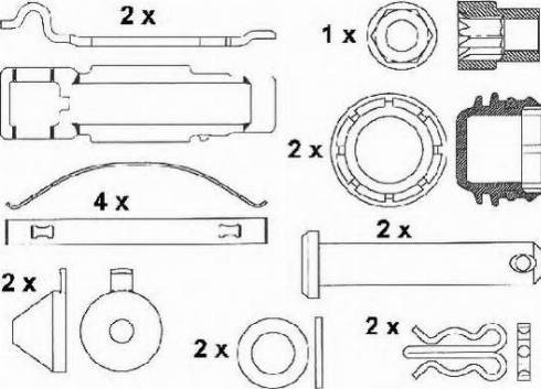 Duron DCV1275BFE - Тормозные колодки, дисковые, комплект autospares.lv