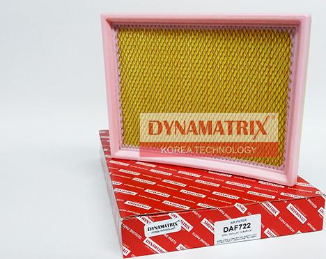 Dynamatrix DAF722 - Воздушный фильтр, двигатель autospares.lv