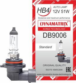 Dynamatrix DB9006 - Лампа накаливания, основная фара autospares.lv
