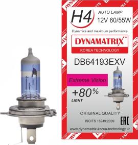 Dynamatrix DB64193EXV - Лампа накаливания, основная фара autospares.lv