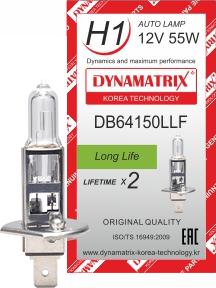 Dynamatrix DB64150LLF - Лампа накаливания, основная фара autospares.lv