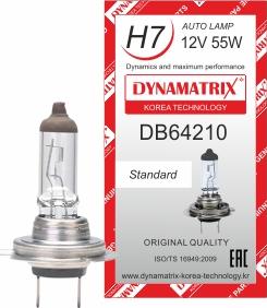 Dynamatrix DB64210 - Лампа накаливания, основная фара autospares.lv