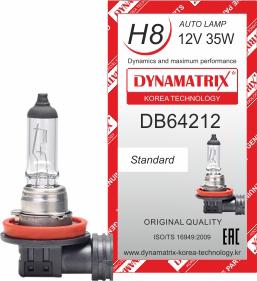Dynamatrix DB64212 - Лампа накаливания, основная фара autospares.lv