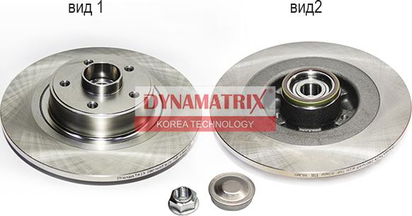 Dynamatrix DBD1655 - Тормозной диск autospares.lv