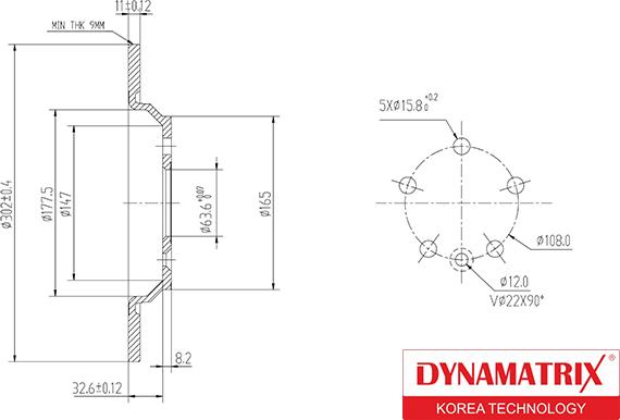 Dynamatrix DBD1720 - Тормозной диск autospares.lv