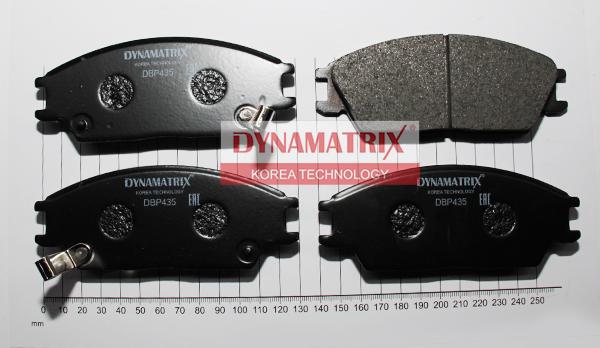 Dynamatrix DBP435 - Тормозные колодки, дисковые, комплект autospares.lv