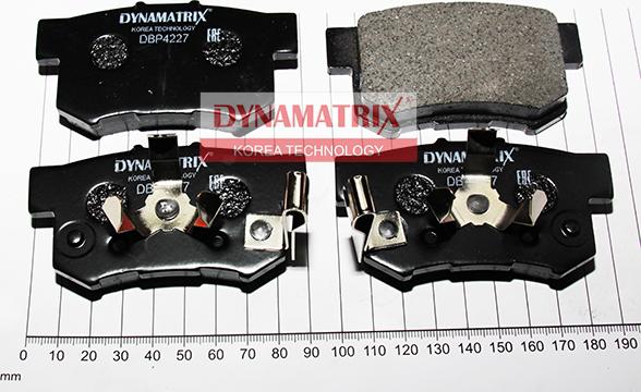 Dynamatrix DBP4227 - Тормозные колодки, дисковые, комплект autospares.lv