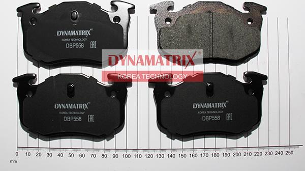 Dynamatrix DBP558 - Тормозные колодки, дисковые, комплект autospares.lv