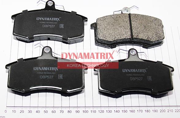 Dynamatrix DBP527 - Тормозные колодки, дисковые, комплект autospares.lv