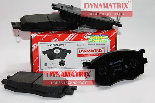 Dynamatrix DBP1955 - Тормозные колодки, дисковые, комплект autospares.lv