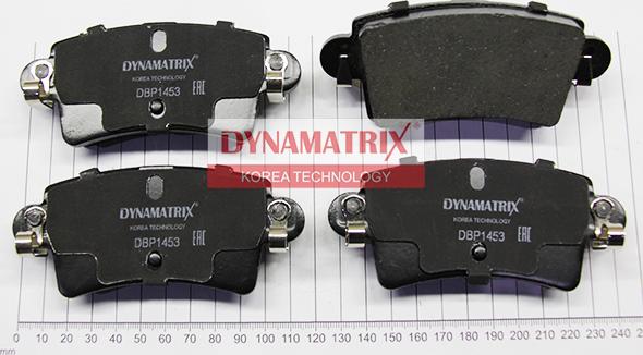 Dynamatrix DBP1453 - Тормозные колодки, дисковые, комплект autospares.lv