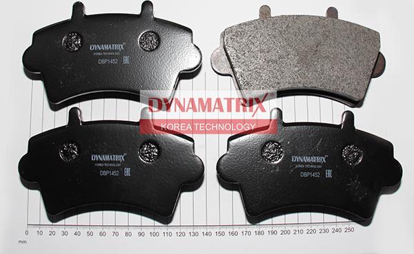 Dynamatrix DBP1452 - Тормозные колодки, дисковые, комплект autospares.lv