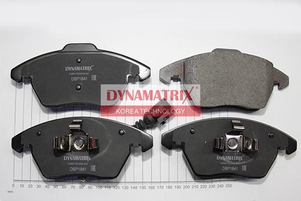 Dynamatrix DBP1641 - Тормозные колодки, дисковые, комплект autospares.lv