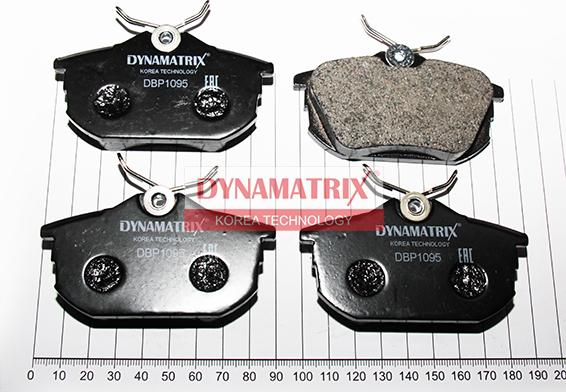 Dynamatrix DBP1095 - Тормозные колодки, дисковые, комплект autospares.lv