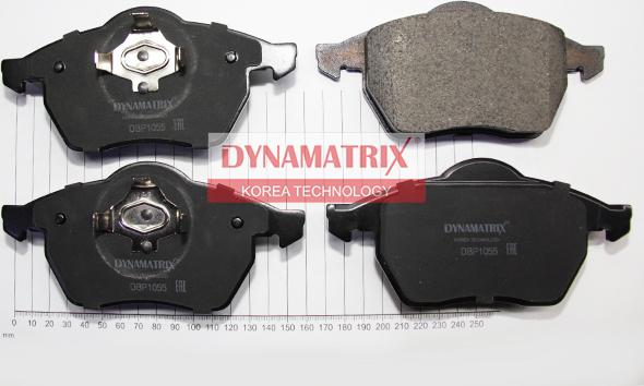 Dynamatrix DBP1055 - Тормозные колодки, дисковые, комплект autospares.lv