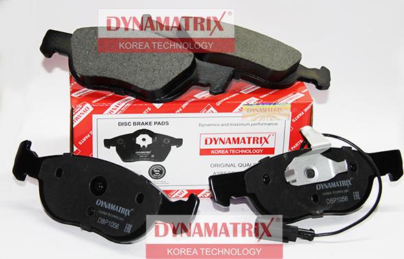 Dynamatrix DBP1056 - Тормозные колодки, дисковые, комплект autospares.lv