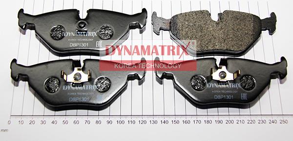 Dynamatrix DBP1301 - Тормозные колодки, дисковые, комплект autospares.lv