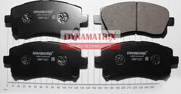 Dynamatrix DBP1327 - Тормозные колодки, дисковые, комплект autospares.lv