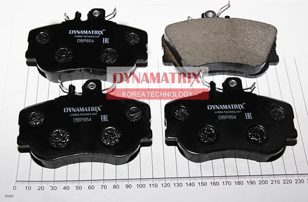 Dynamatrix DBP854 - Тормозные колодки, дисковые, комплект autospares.lv