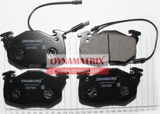 Dynamatrix DBP393 - Тормозные колодки, дисковые, комплект autospares.lv