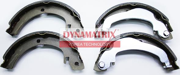 Dynamatrix DBS4036 - Комплект тормозных колодок, барабанные autospares.lv