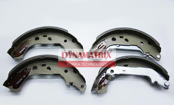 Dynamatrix DBS687 - Комплект тормозных колодок, барабанные autospares.lv