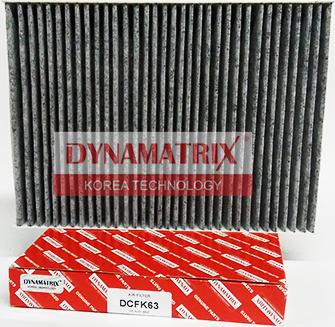 Dynamatrix DCFK63 - Фильтр воздуха в салоне autospares.lv