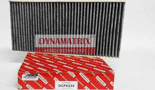 Dynamatrix DCFK232 - Фильтр воздуха в салоне autospares.lv