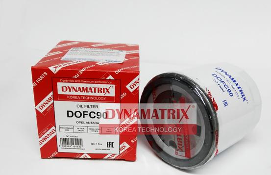 Dynamatrix DOFC90 - Масляный фильтр autospares.lv