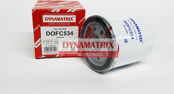 Dynamatrix DOFC534 - Масляный фильтр autospares.lv