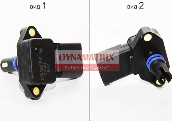 Dynamatrix DS068 - Датчик, давление во впускной трубе autospares.lv