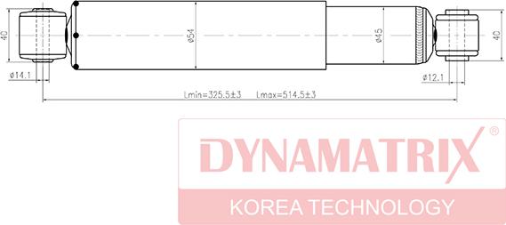 Dynamatrix DSA441081 - Амортизатор autospares.lv