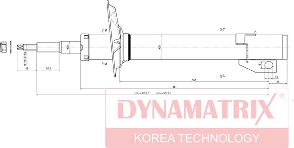 Dynamatrix DSA314572 - Амортизатор autospares.lv