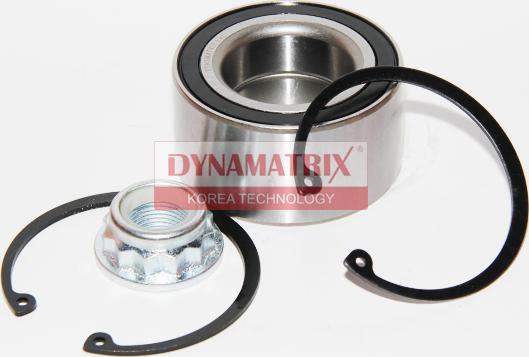 Dynamatrix DWB1491 - Подшипник ступицы колеса, комплект autospares.lv