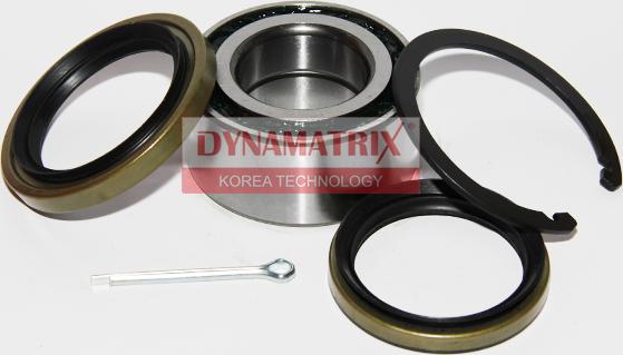 Dynamatrix DWB3538 - Подшипник ступицы колеса, комплект autospares.lv