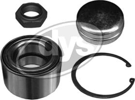 DYS 40-FI-9826 - Подшипник ступицы колеса, комплект autospares.lv