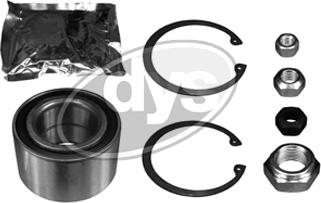 DYS 40-VW-9980 - Подшипник ступицы колеса, комплект autospares.lv