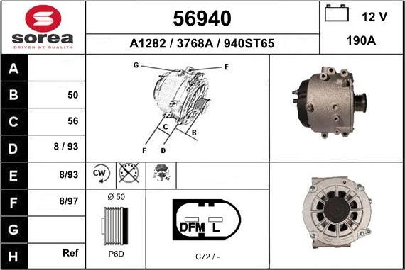 EAI 56940 - Генератор autospares.lv