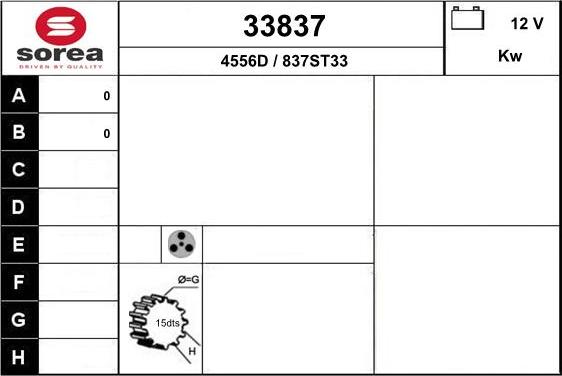 EAI 33837 - Стартер autospares.lv