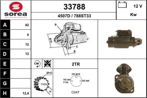 EAI 33788 - Стартер autospares.lv