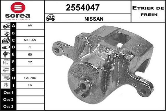 EAI 2554047 - Тормозной суппорт autospares.lv