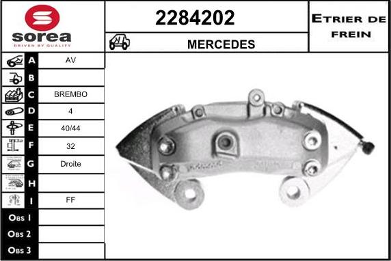 EAI 2284202 - Тормозной суппорт autospares.lv