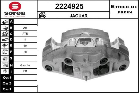 EAI 2224925 - Тормозной суппорт autospares.lv