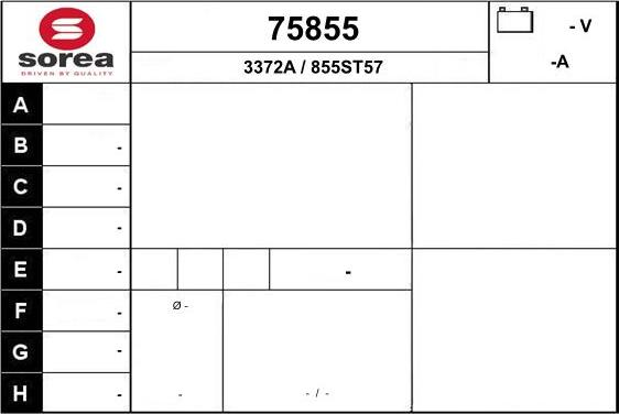 EAI 75855 - Генератор autospares.lv