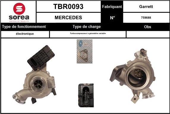 EAI TBR0093 - Турбина, компрессор autospares.lv