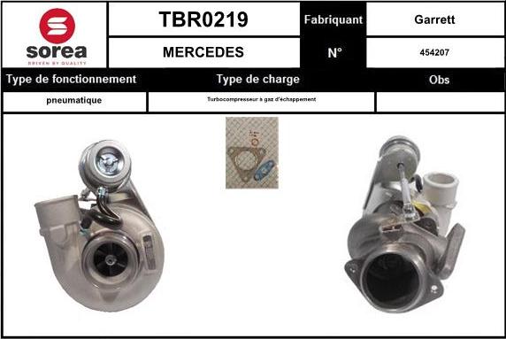 EAI TBR0219 - Турбина, компрессор autospares.lv