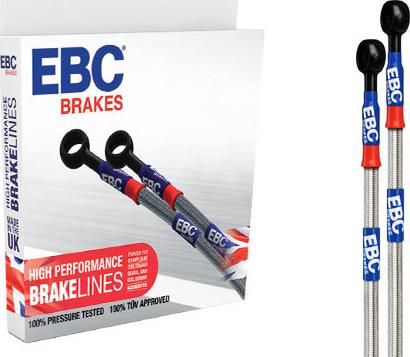 EBC Brakes BLA2142-4L - Комплект тормозных шлангов высокой производительности autospares.lv